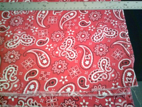 Washed ironed bandana - &, bandana-red