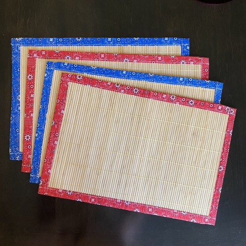 Bamboo placemats natural - 4,
