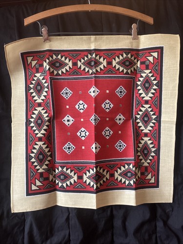 Vtg western bandana scarf - vtg,