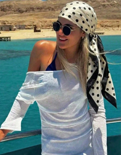 90x90cm women polka dot - polka,
