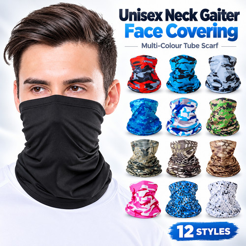 Neck gaiter face cover - gaiter, masks