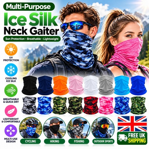 Neck gaiter snood face cover - neck,