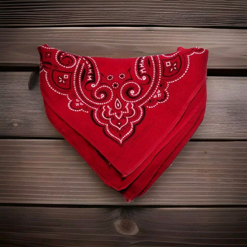 Vintage scarf red - vintage, bandanna