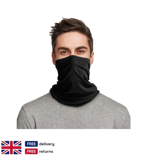 Outdoor black neck gaiter - neck,