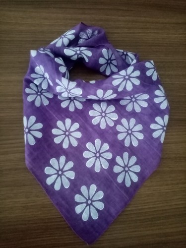 Handmade purple bandana women - handmade,