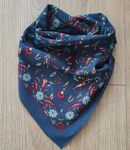 Navy blue cotton - blue,