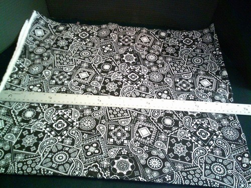 Washed ironed bandana - washed,