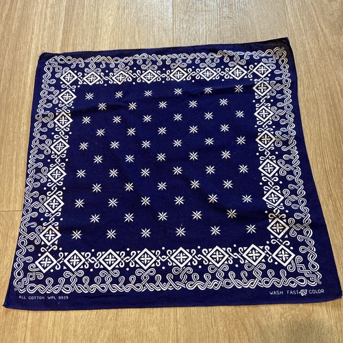 Vintage handkerchief blue - vintage,