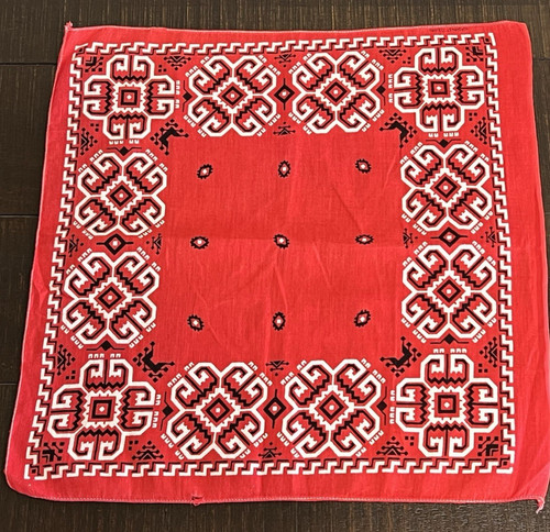 Vintage bandana 1950s wash - bandana,