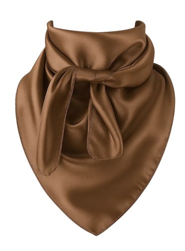 Saddle brown wild rag - saddle, scarf